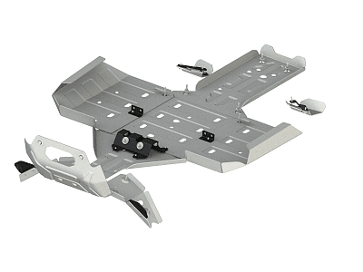 X850/X1000 G3 Kryt podvozku hliníkový STORM