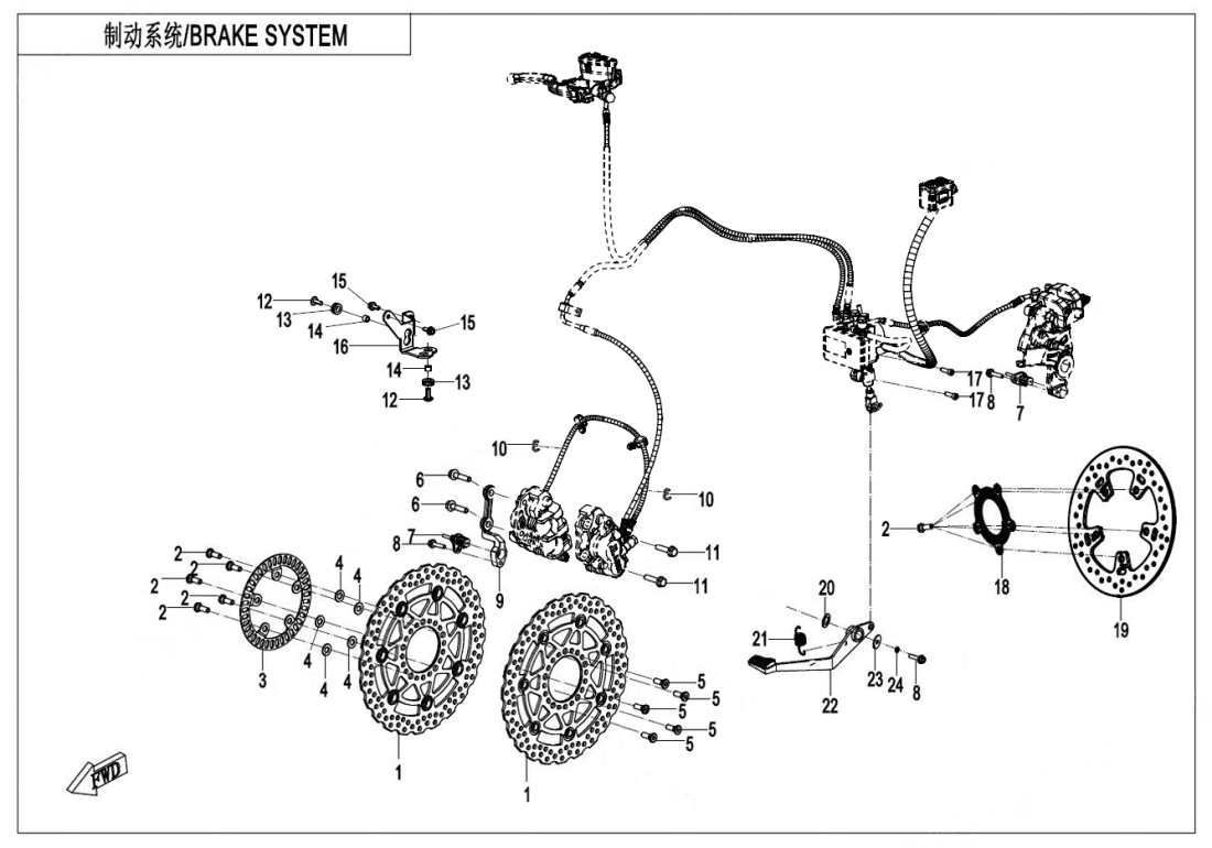 F08-2-A BRAKE SYSTEM(ABS-RUILI)