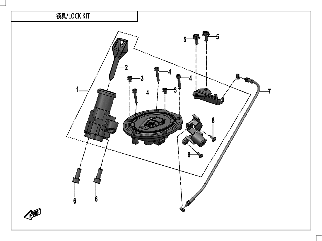 F01 LOCK KIT