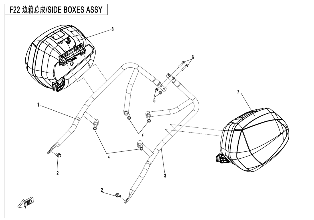 F22 SIDE BOXES(PLASTIC)