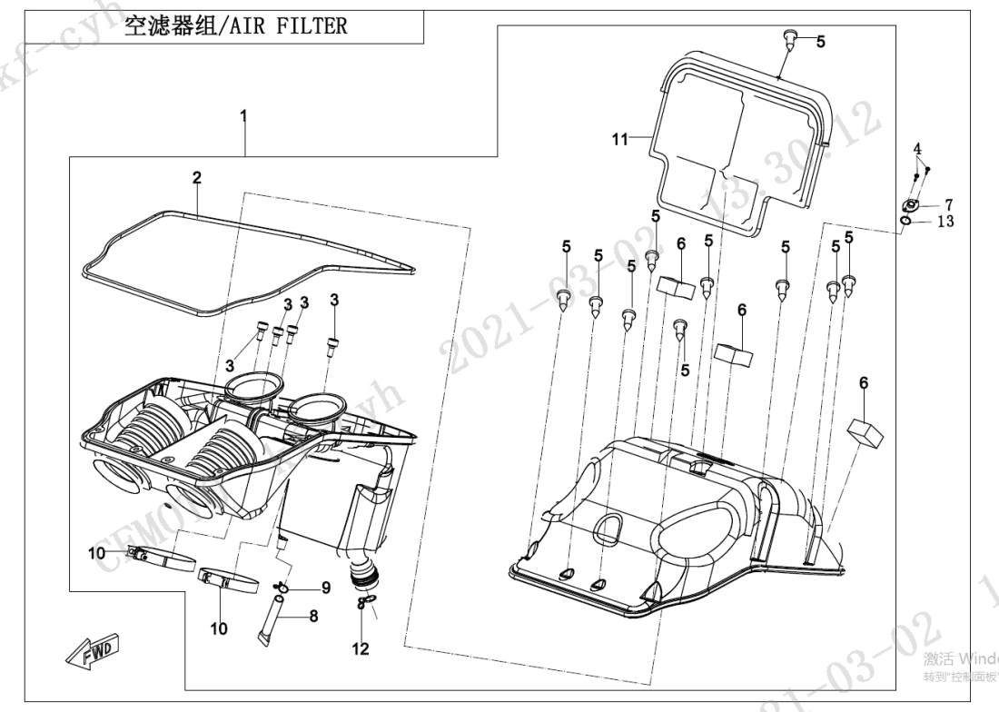 F41-A AIR FILTER