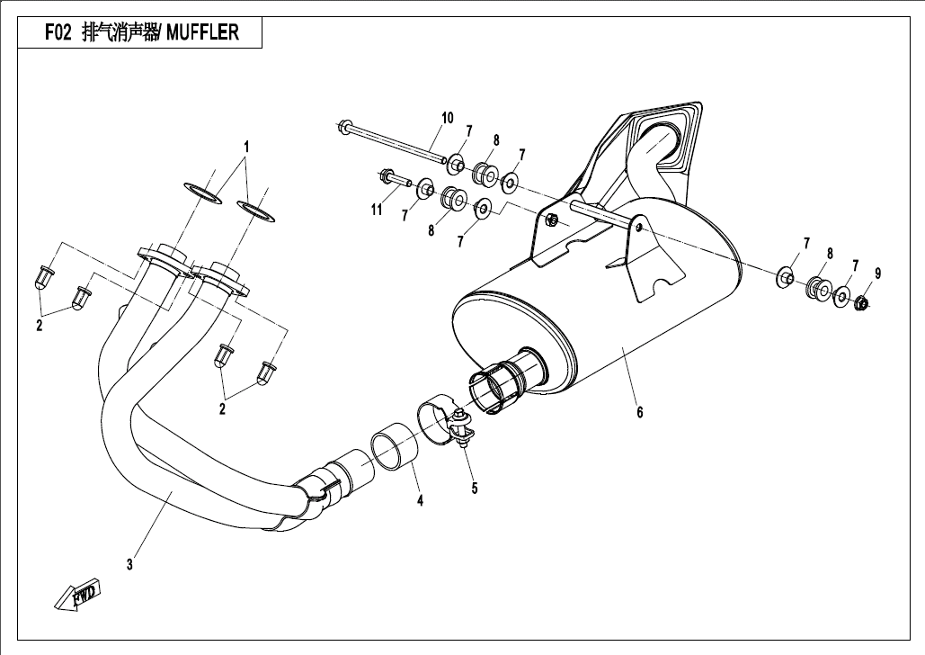 F02 MUFFLER