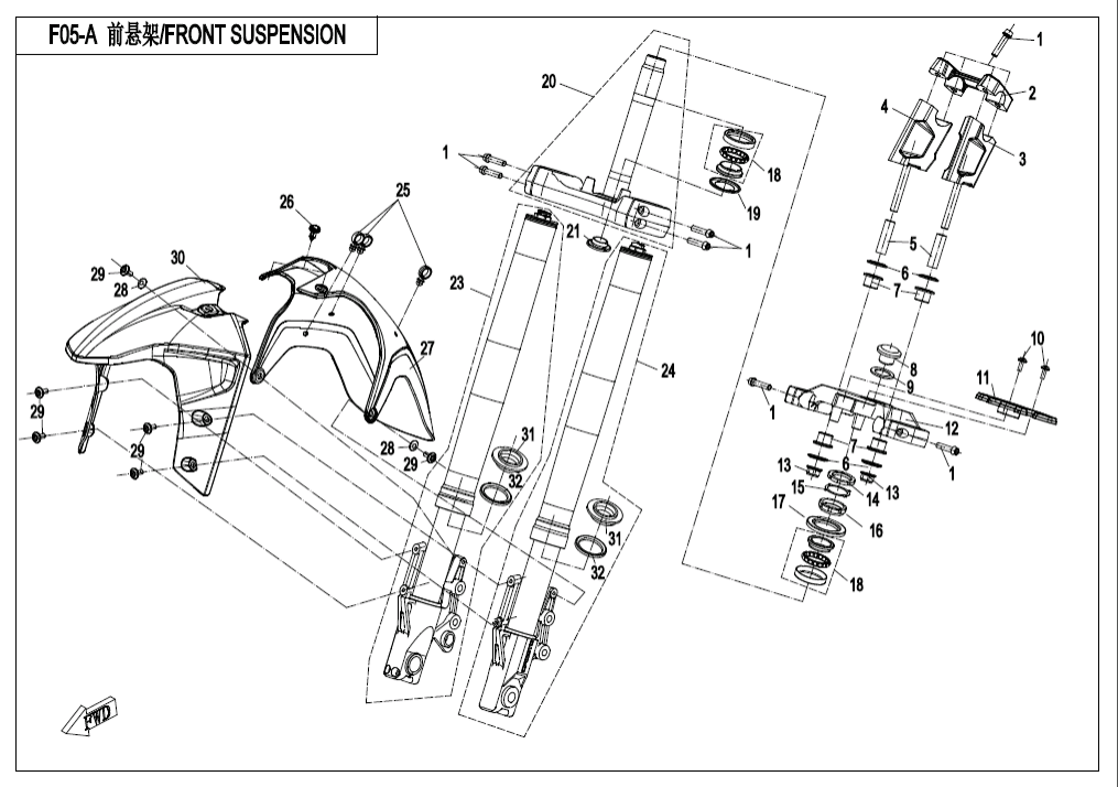 F05 FRONT SUSPENSION