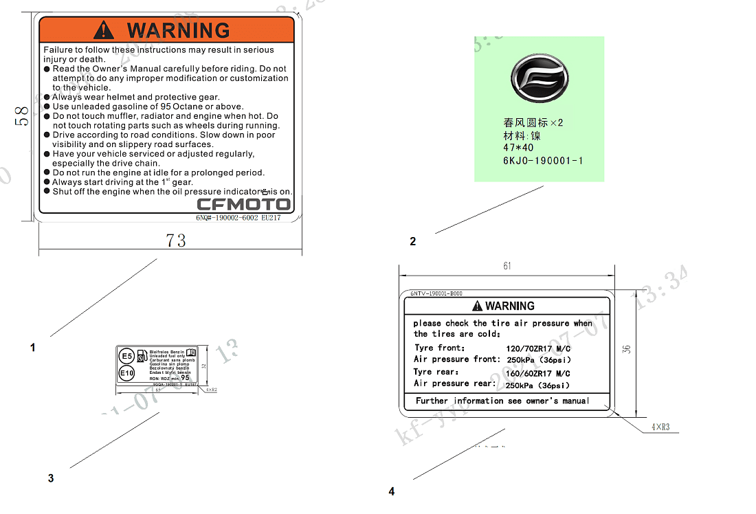 F19-A-V2 WARNING DECAL
