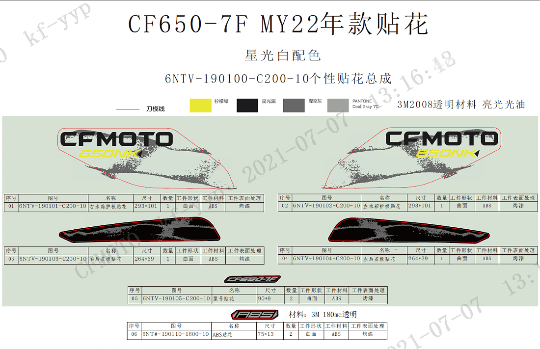 F19-B DECAL(NEBULA WHITE)