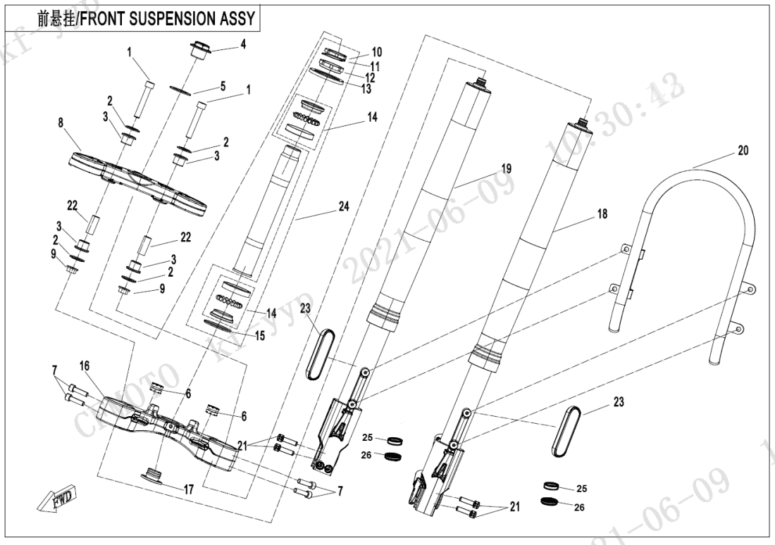 F05 FRONT SUSPENSION