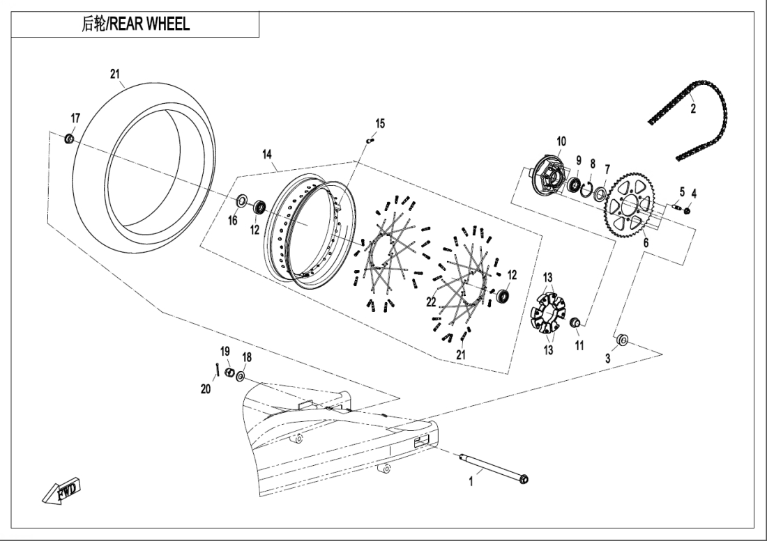 F11 REAR WHEEL
