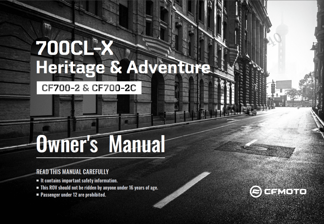 F38-A OWNERS MANUAL
