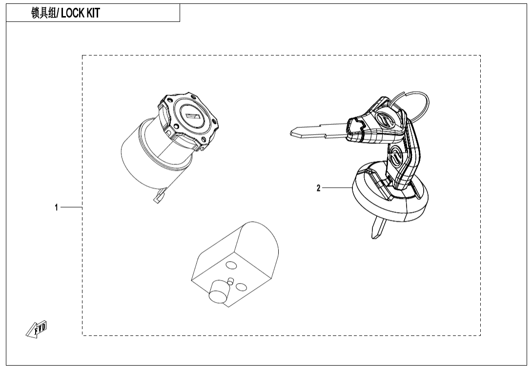 F01 LOCK KIT