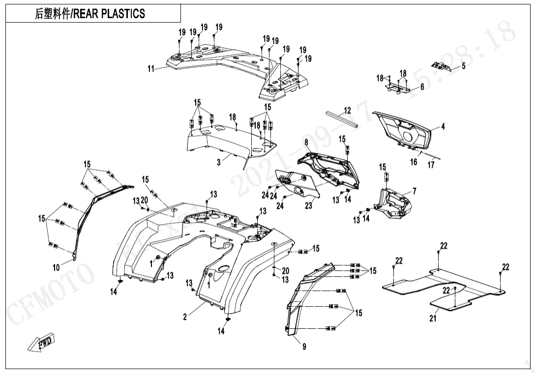 F04-4-V2 REAR PLASTICS