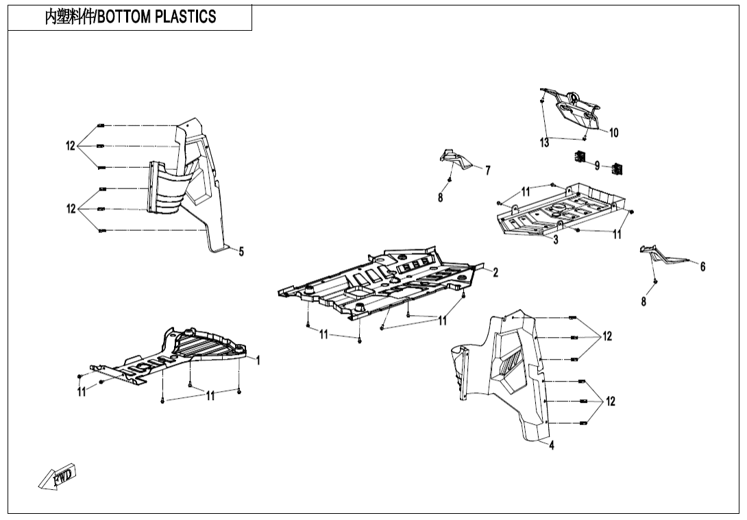 F04-5-V1 BOTTOM PLASTICS