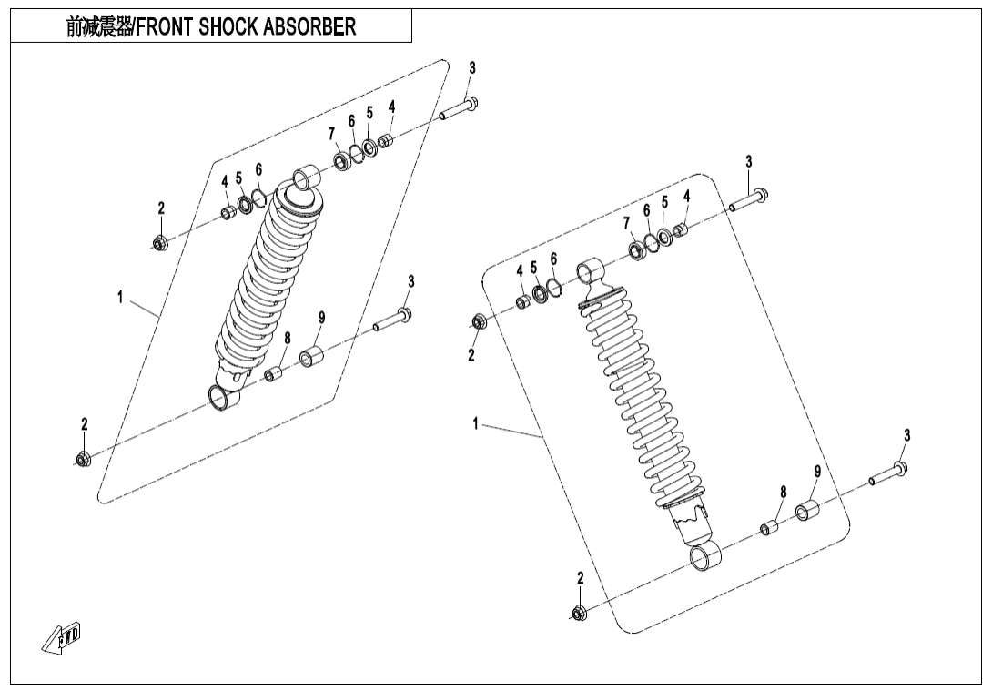 F05-2-A FRONT SHOCK ABSORBER-OIL