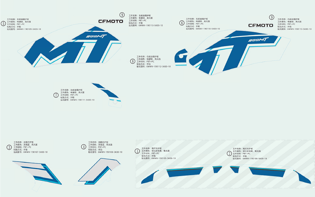F19-3-V2 DECAL-SPORT-TWILIGHT BLUE