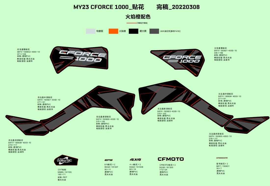 F19-1-A DECAL,2023(LAVA ORANGE)