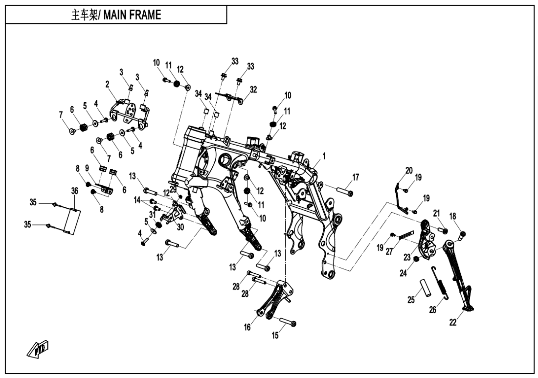 F03-1 MAIN FRAME