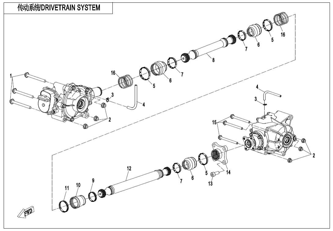 F30-V2 DRIVETRAIN SYSTEM
