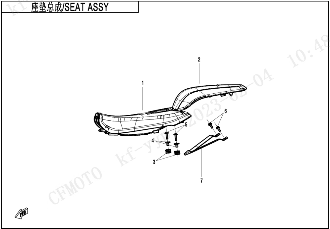 F13 SEAT ASSY