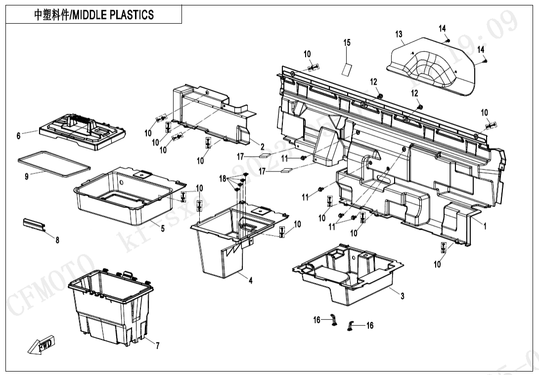 F04-4-V2 MIDDLE PLASTICS