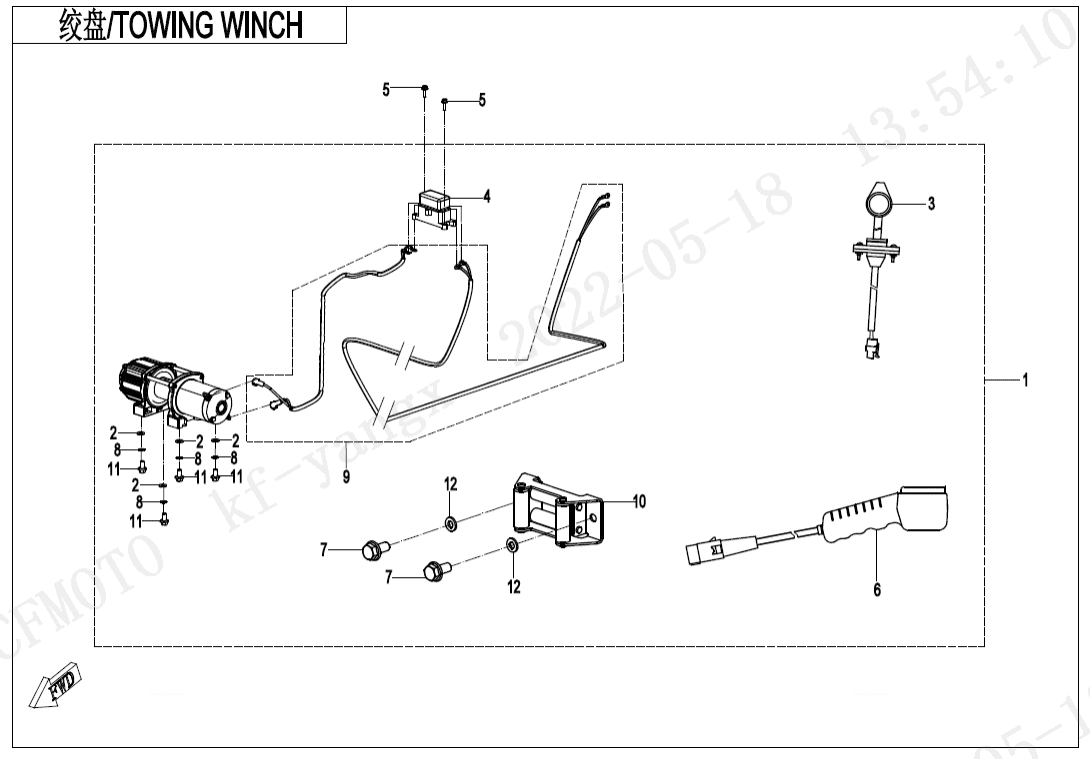 F15-2 TOWING WINCH