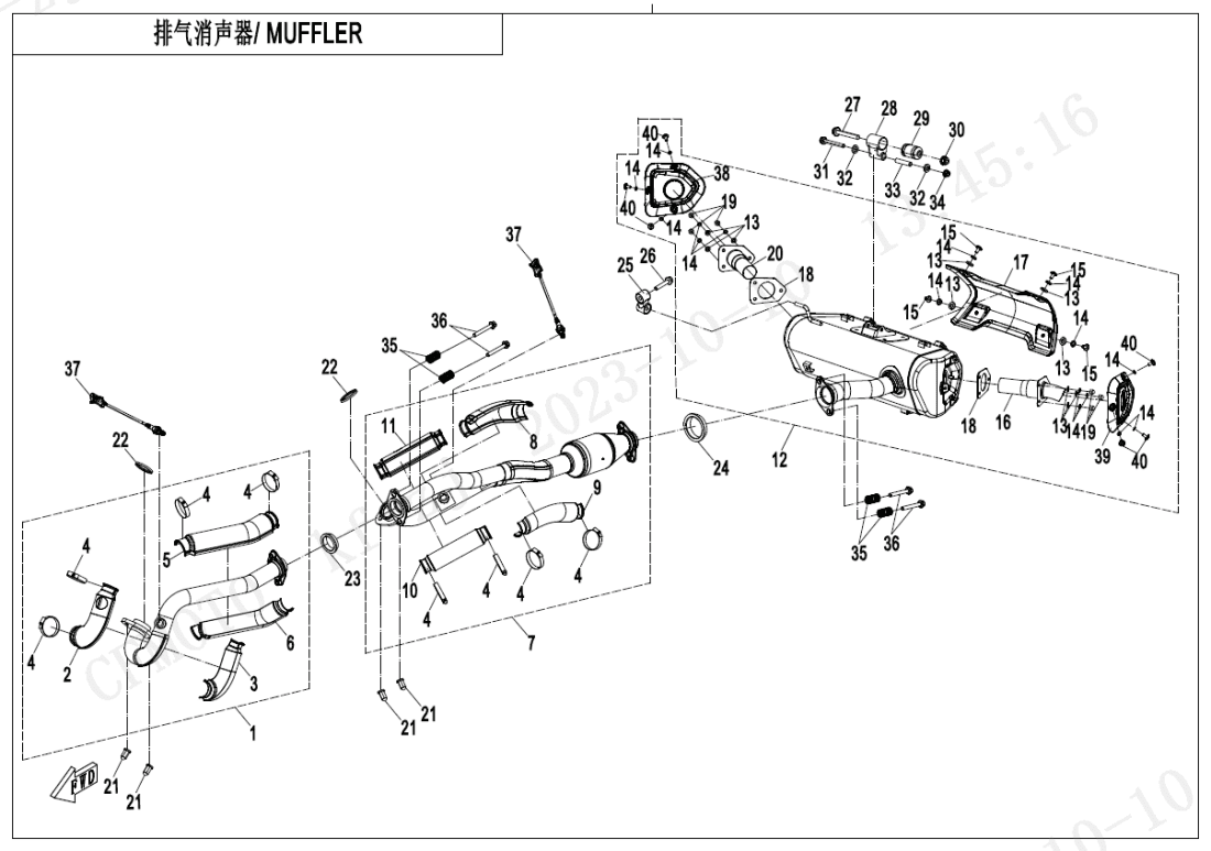 F02-1 MUFFLER