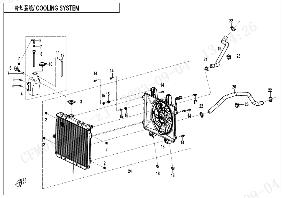 F18 COOLING SYSTEM