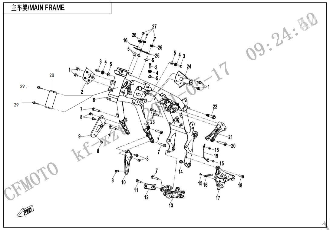 F03-2 MAIN FRAME