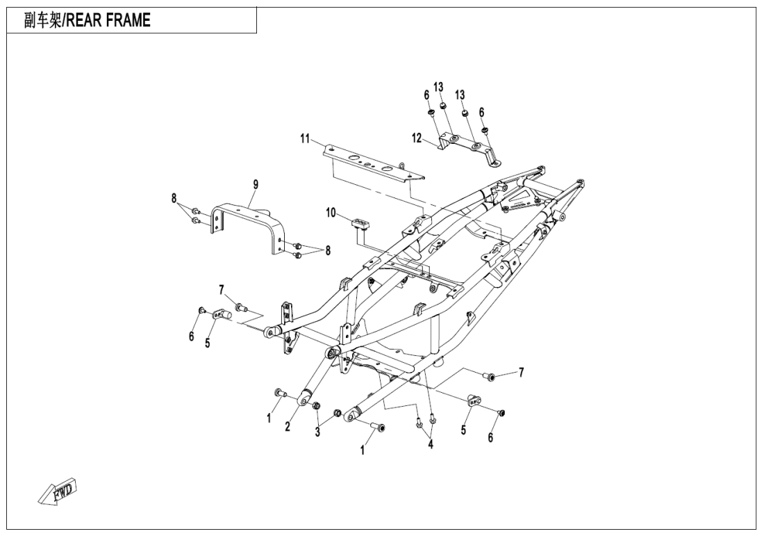 F03-3 REAR FRAME