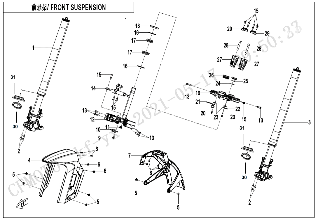 F05 FRONT SUSPENSION