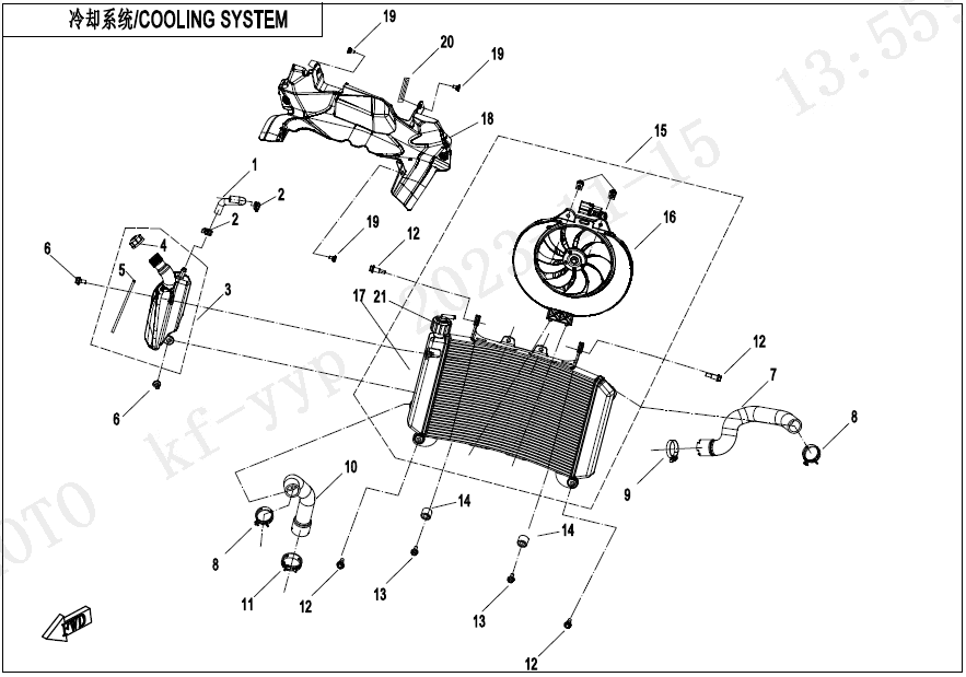 F18 COOLING SYSTEM