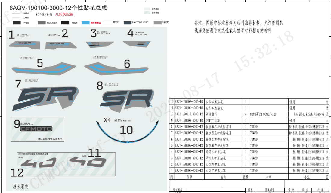 F19-2-C DECAL KITS(TUNDRA GREY)