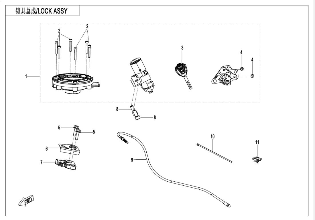 F01 LOCK KIT