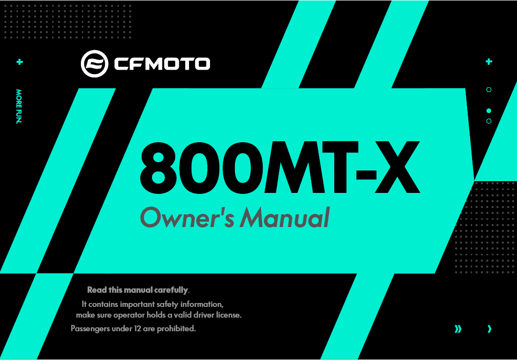F38 OWNERS MANUAL