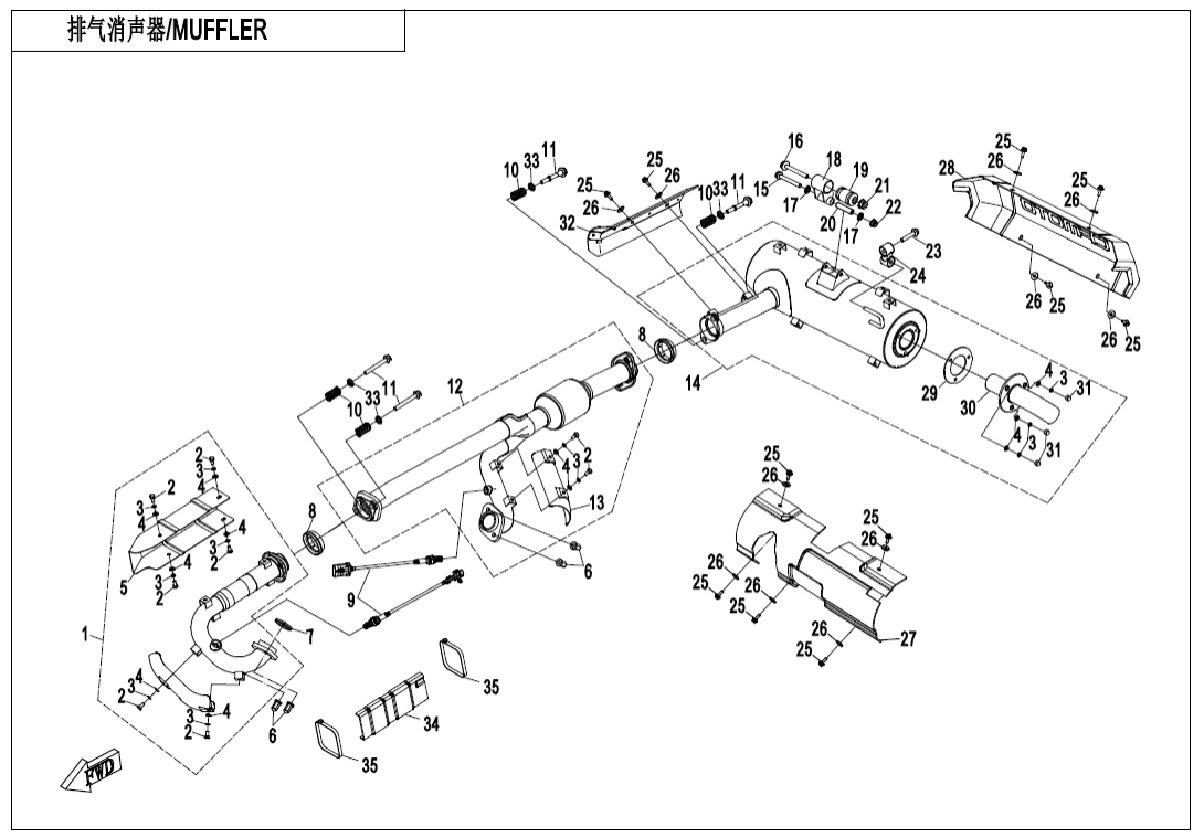 F02-1 MUFFLER