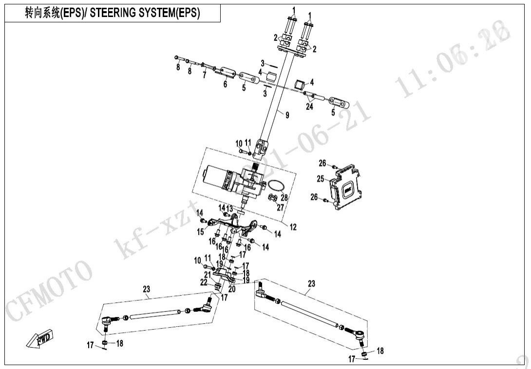 F10-2-B-V2 STEERING SYSTEM(EPS)