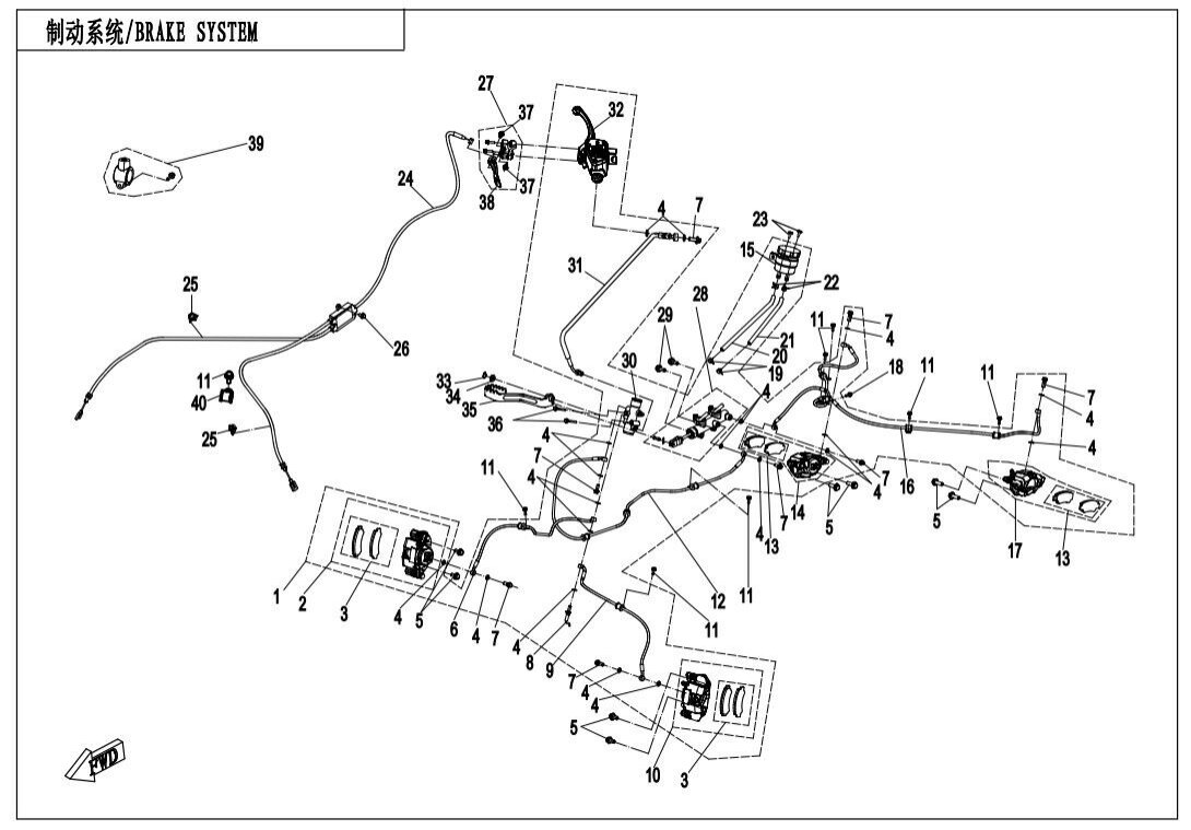 F08-B BRAKE SYSTEM-RH,PARKING