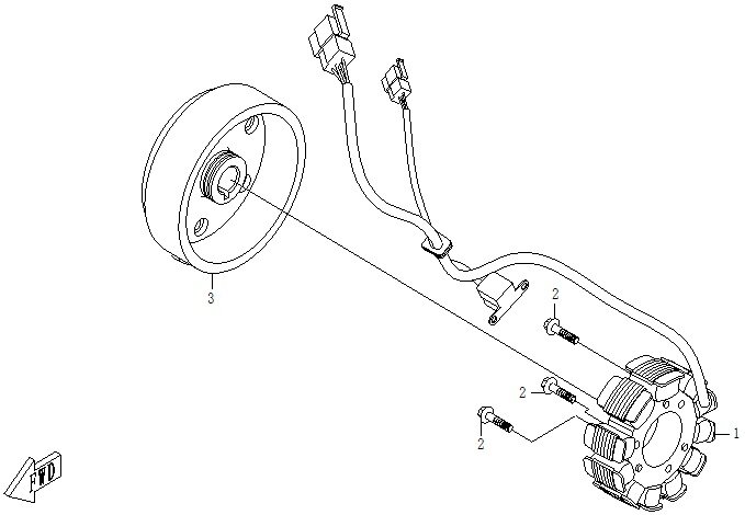 Magneto stator