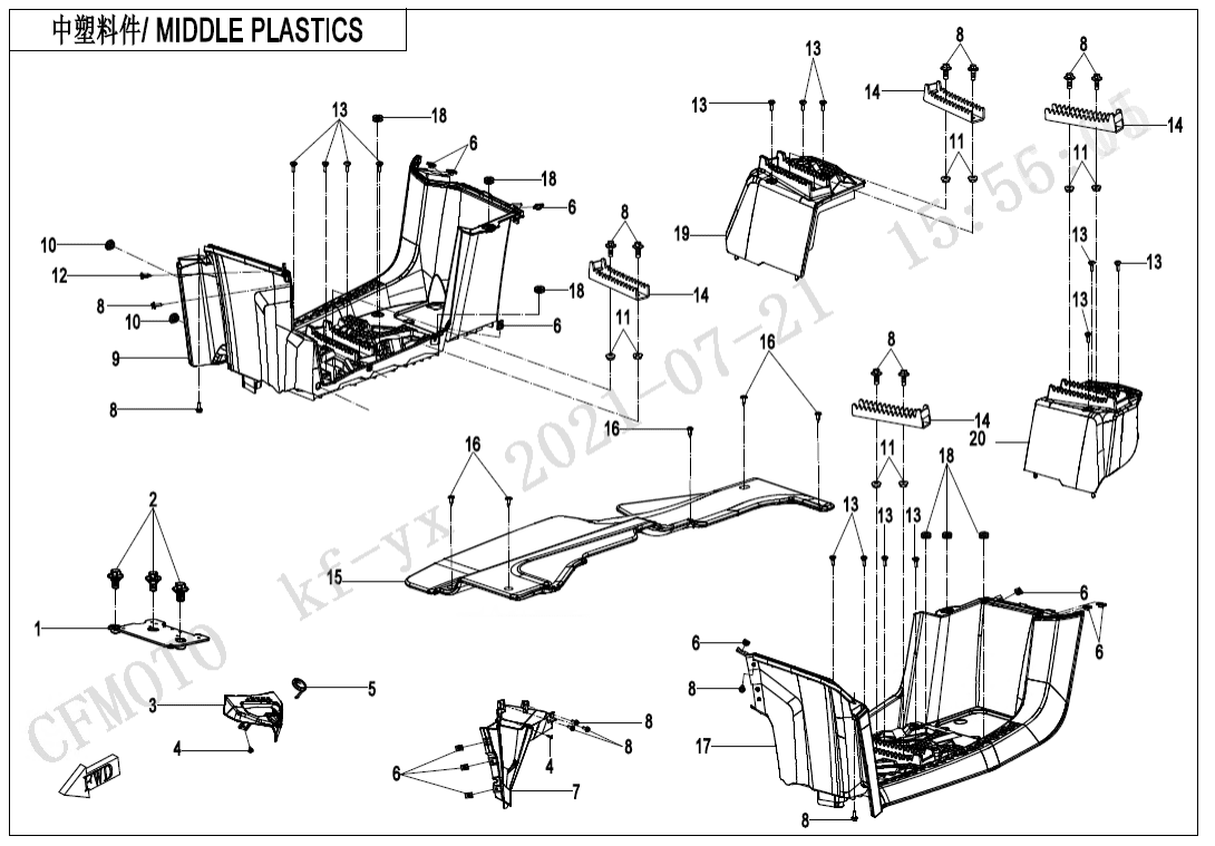 F04-3-V2 MIDDLE PLASTICS