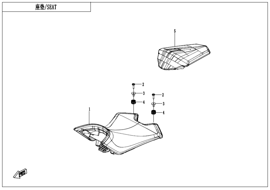 F13 SEAT ASSY