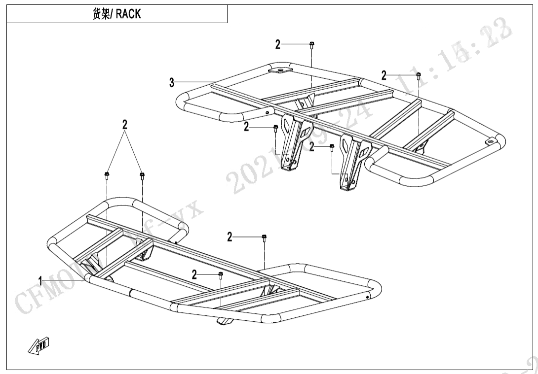 F14-B RACK(STEEL)
