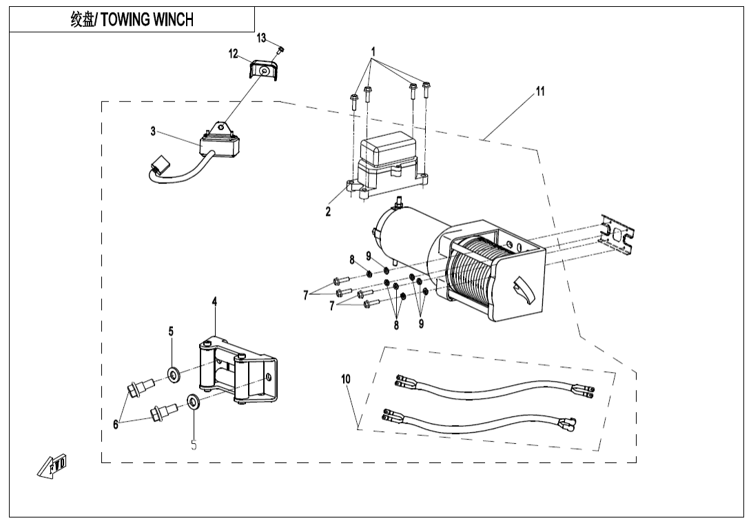F15-2 TOWING WINCH