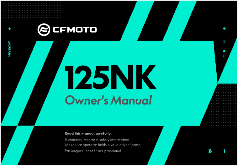 F38 OWNERS MANUAL