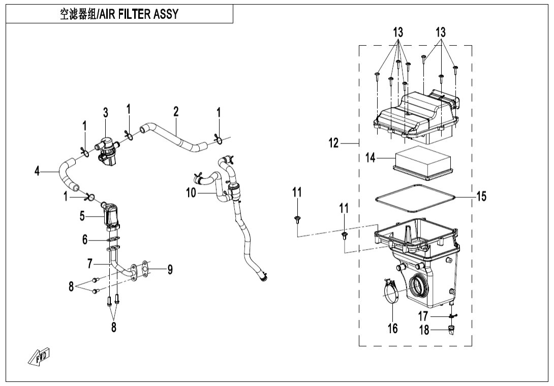 F41 AIR FILTER ASSY