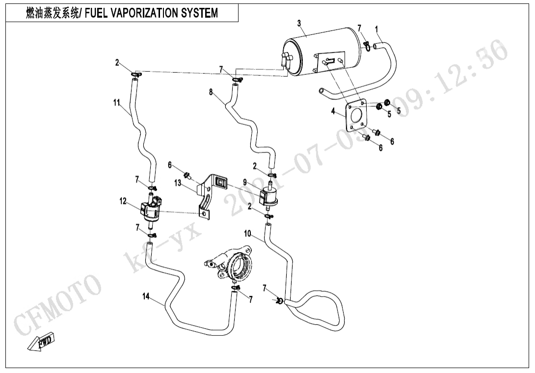 F36 FUEL VAPORIZATION SYSTEM