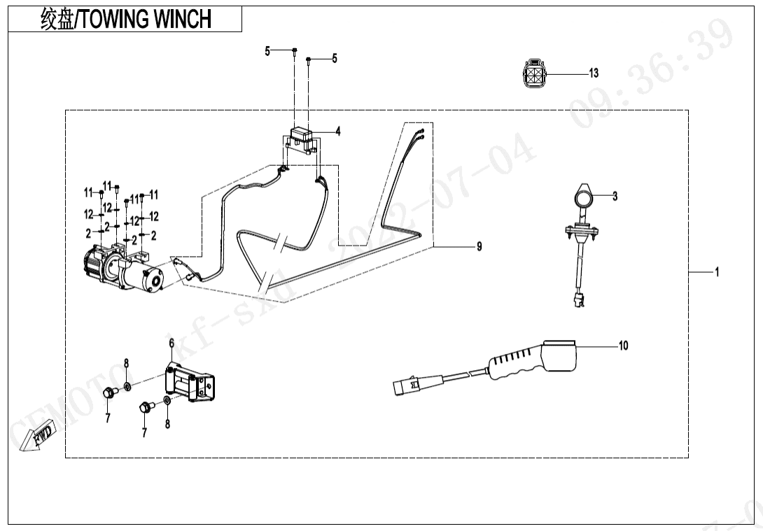 F15-2 TOWING WINCH