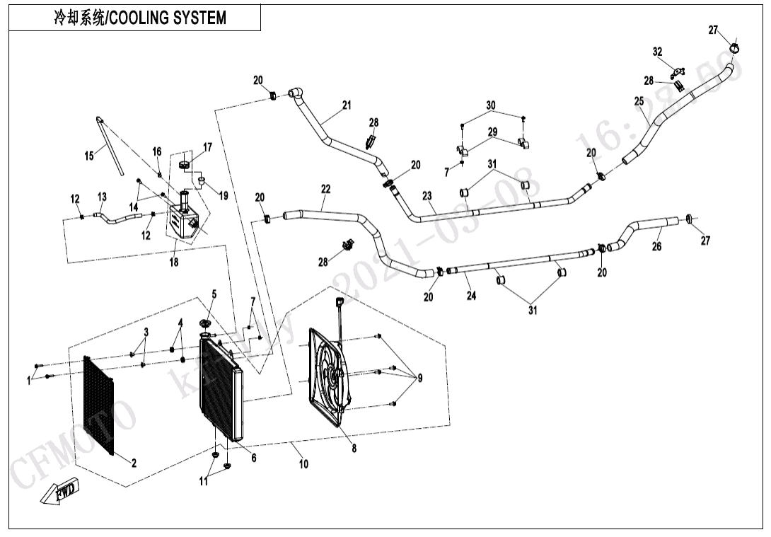 F18 COOLING SYSTEM