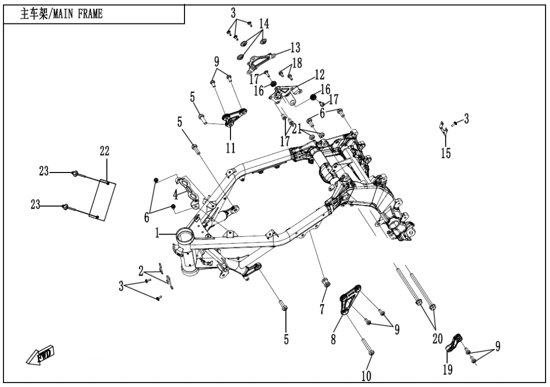 F03-1 MAIN FRAME
