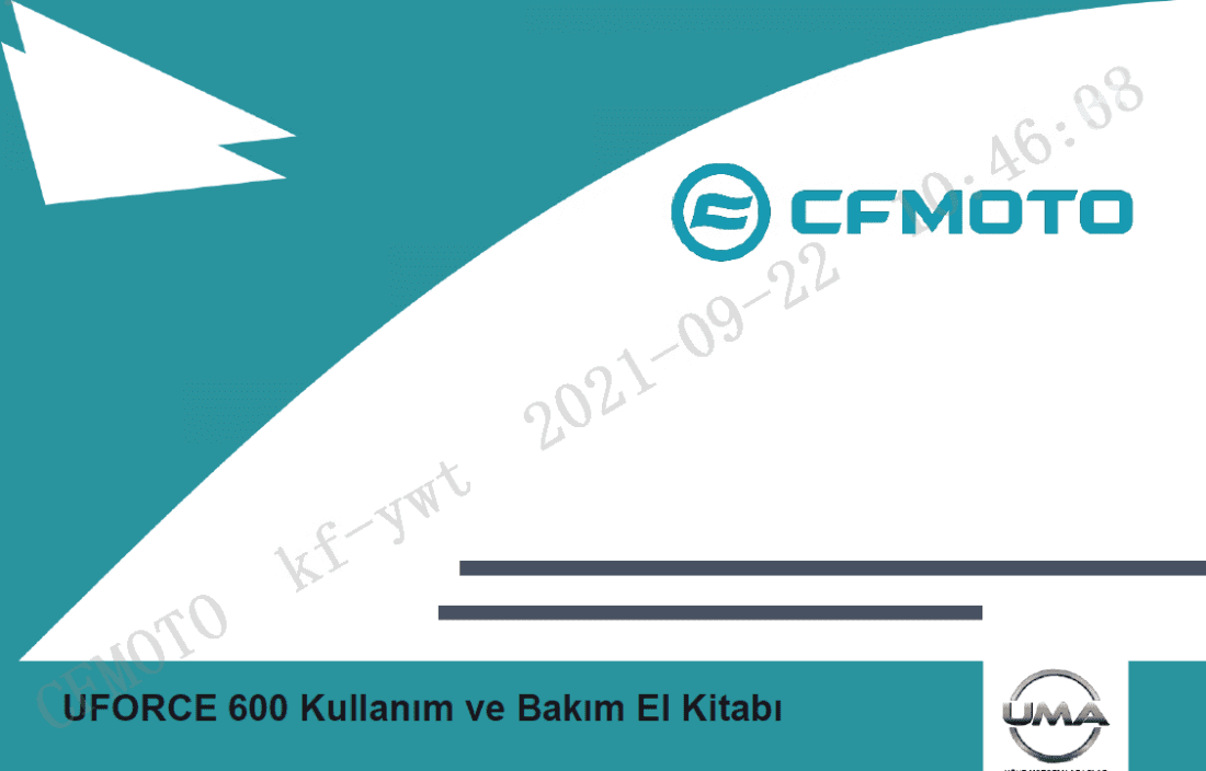 F38-B OWNER\'S MANUAL(TURKISH)