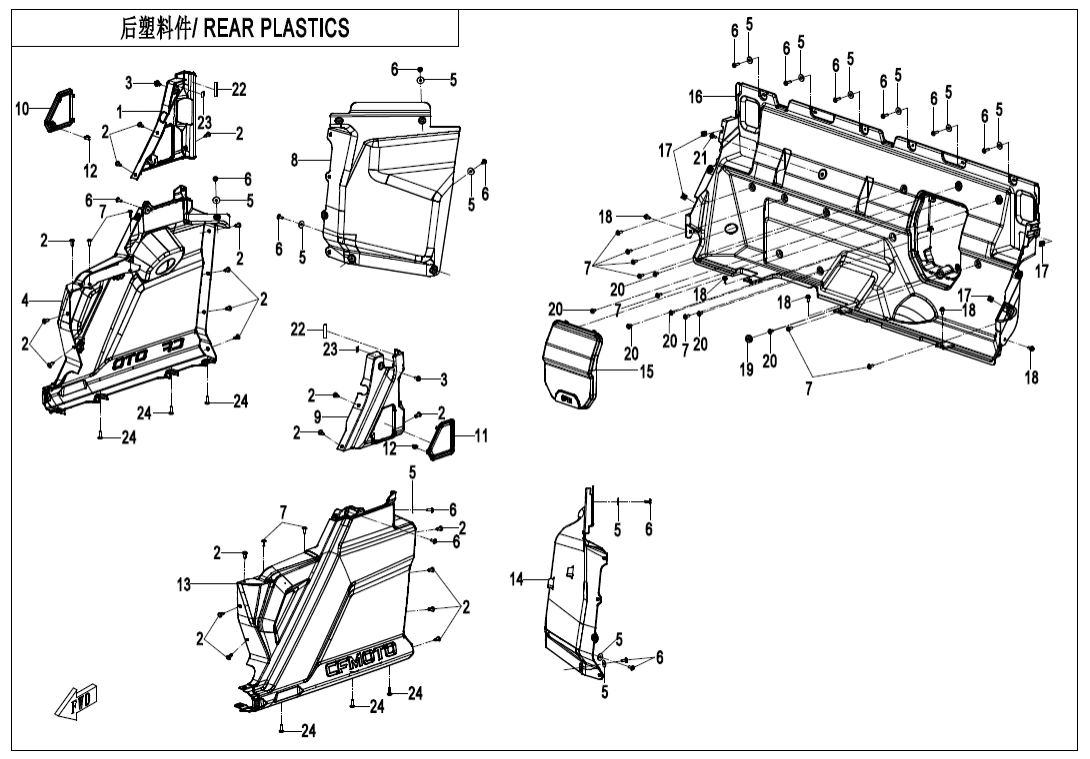 F04-4-V2 REAR PLASTICS