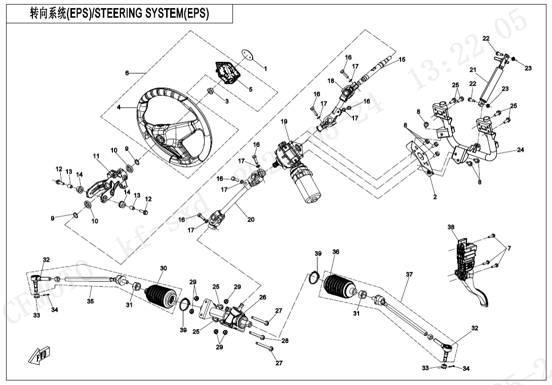 F10 STEERING SYSTEM