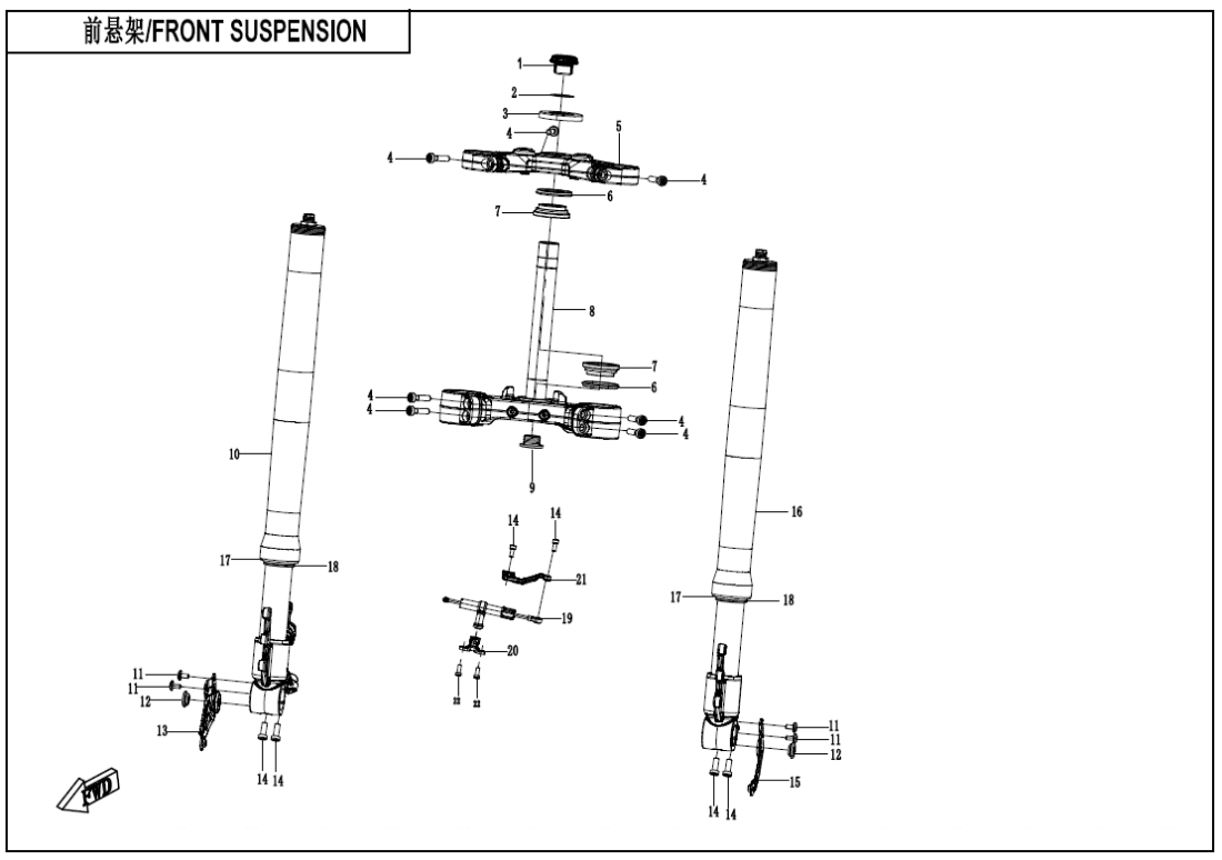 F05 FRONT SUSPENSION